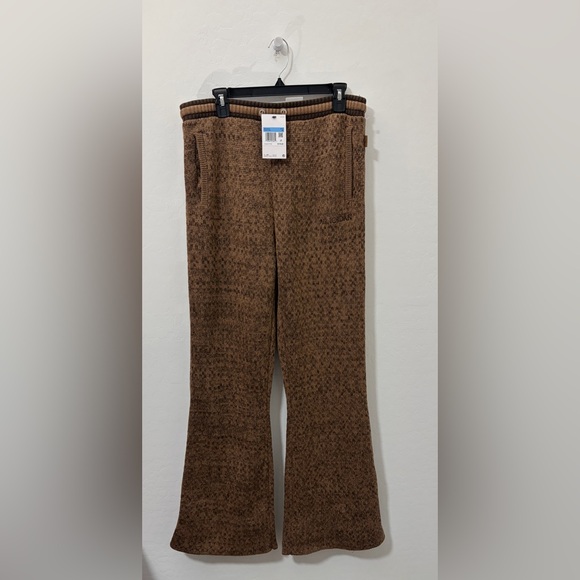 Jordan Pants - New $175 Air Jordan Flared Knit Pants Archaeo Brown FZ4201-223 Womens Medium